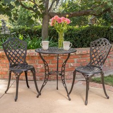 Cast Aluminum Patio Bistro Set