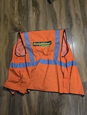 Freightliner Heavy Haul Rail Hi Vis Vest Rare Vintage Class 2 Detachable Sides L