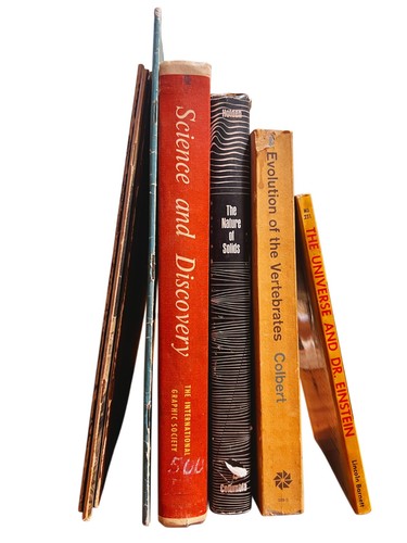 Lot vintage science - 8, books
