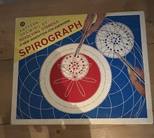 Vintage Complete Boxed 1970’s Spirograph Pens Pins Instructions Diagrams Intact