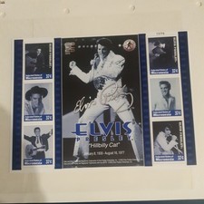 rare elvis presley  hillbilly cat stamp collection  Mint Condition 6x 37cent