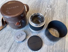 Topcon US Navy RE Auto Topcor 100mm f2.8 vintage SLR lens cased serviced Ex+