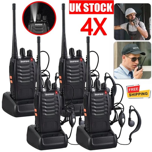 4pack baofeng walkie talkie - uk,
