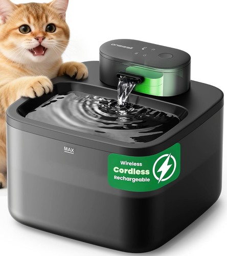 Wireless cat water - cat, fountain