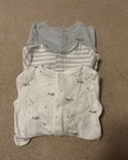 Mamas & Papas Sleepsuits X 3