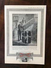 1920 vintage original print ad Hartman Trunk Company Wardrobe Trunks