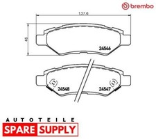 Brake Pad Set, Disc Brake for Cadillac Chevrolet Saab Brembo P 09 014