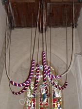 Photo 6x4 Bell ropes, The Church of St Mary Magdalene Thornford The churc c2011