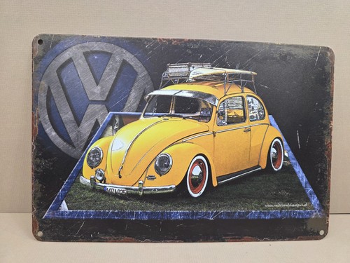 Distressed beetle metal - distressed, vw
