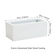 Trough Metal Garden Planters