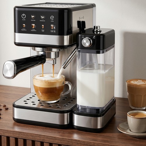 Bar espresso machine with - bar,