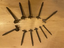 Set Of 10 Wood Augers For A