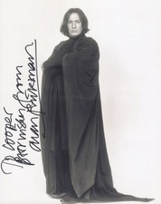 Alan Rickman ~ Signed
