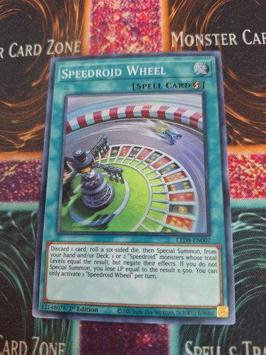 Yugioh speedroid wheel - yugioh,