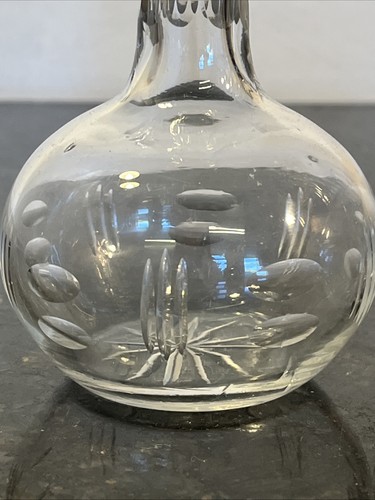 Shaft globe decanters - shaft, pair