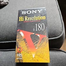 Sony vhs tape - vhs, e-180