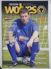 Wolverhampton Wanderers v Manchester Utd 17/01/04 Premier League Programme VGC
