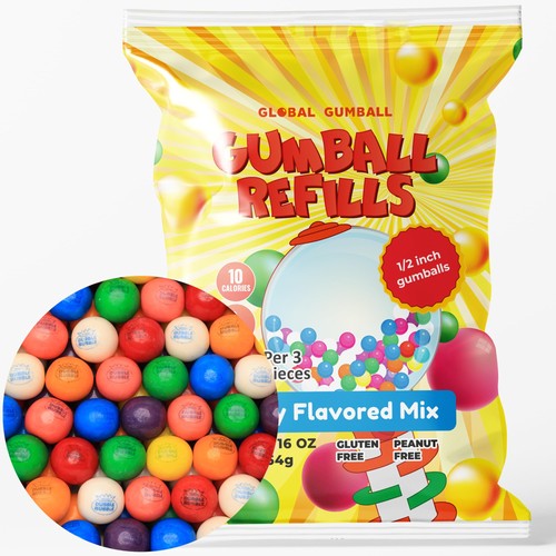 Gumballs for gumball machine - gumball,