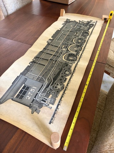 Vintage railroad train - vintage, textile