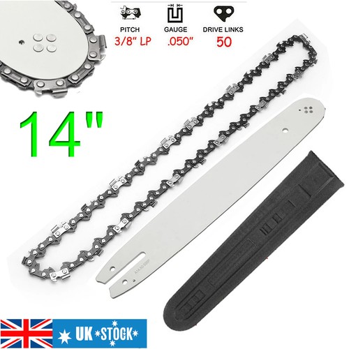 Chainsaw chain guide - chain, bar