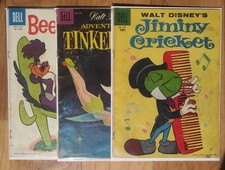 LOT OF 3 RARE DELL: JIMINY