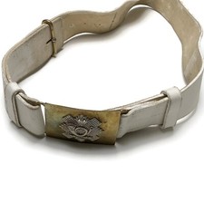 Highland Light Infantry Regiment Scottish Brass Belt Buckle - War Office 1954