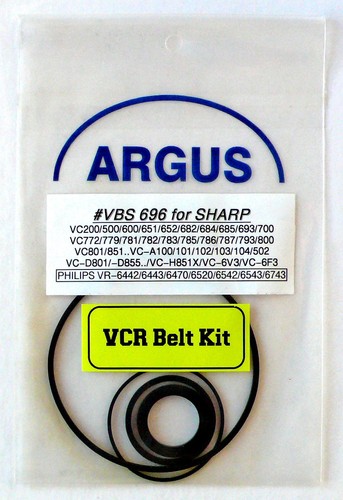 Vcr belt kit - kit, vc651