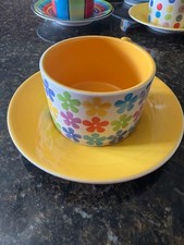 Whittard Of Chelsea Cup And Saucer Set Ceramic Tea Coffee Preowned