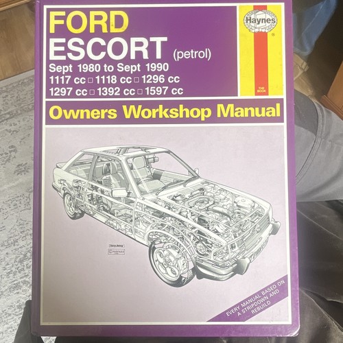 Haynes workshop manual escort - haynes,
