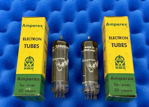 Two mullard ez81 6ac4 - two, tubes