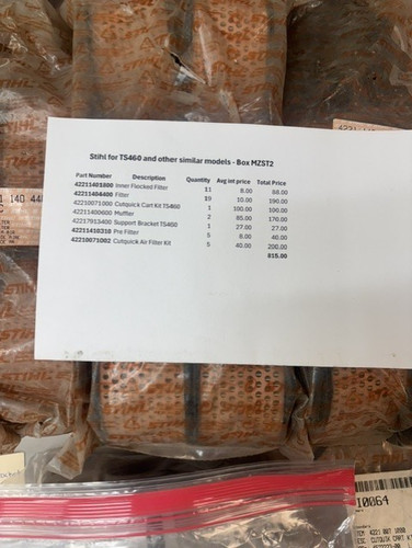 Genuine stihl ts460 parts - stihl,
