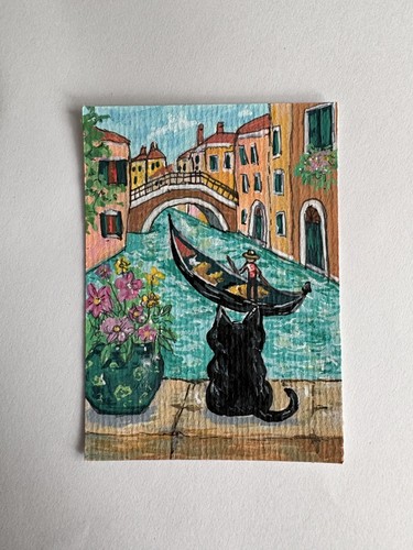 Aceo cat venice - aceo,