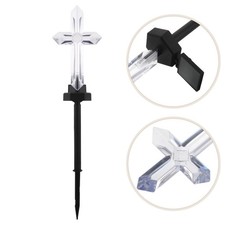  Cemetery Lamp Cross Solar