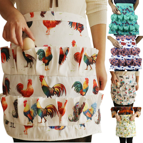 Egg collecting apron for fresh - apron,