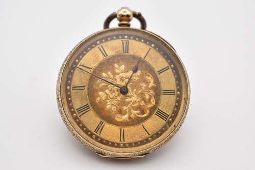 18ct gold highly detailed open - gold,