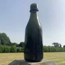 Traditional Glass Bottle Niblett & Co Stroud & Cheltenham Old Bottle