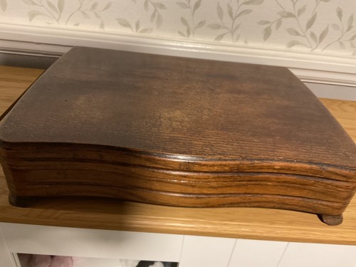 Vintage wooden cutlery box
