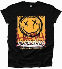 Street Urban Happy Everyday Wear Meme Graffiti Quote Hip Hop Tshirt Men Woman UK