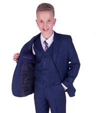 Boys Suits 5 Piece Boys Blue