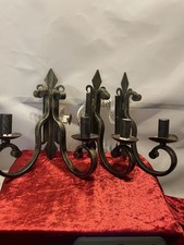 Tradtional Black Gothic Style  Wall Light / Wall Sconce 1x double & 2x single 