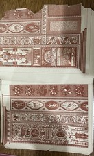 2 X Red Victorian Decoupage