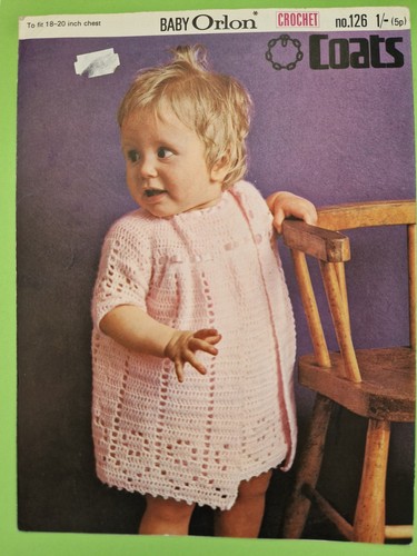 Baby crochet pattern coats 126 - pattern,
