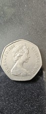 1980 Britannia 50p Fifty Pence Coin Elizabeth II Large