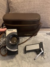 Vintage, 8mm Feature 8 Automatic Reflex 200m Film Camera, Original Leather Case