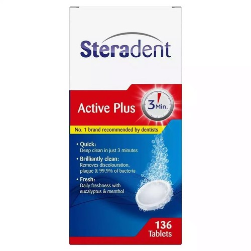 Steradent denture cleaning 136 - steradent,