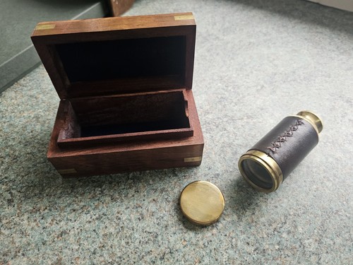 Display brass naval - display, telescope