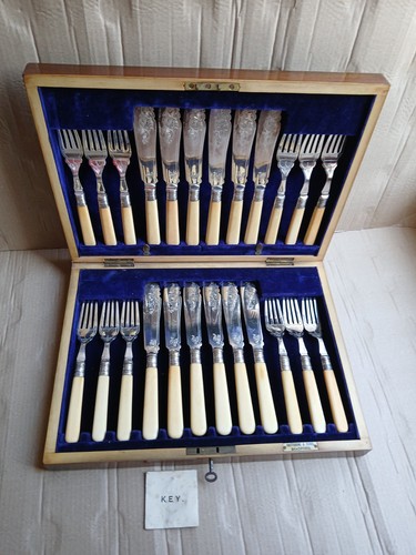 Set fruit knives forks - fruit,