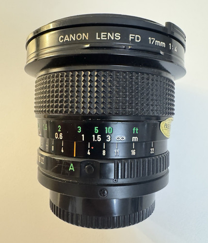 Canon 17mm manual focus - canon, fd
