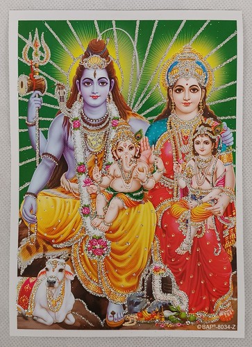 Shiva family hindu god picture - hindu,
