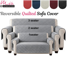 Quilted Reversible Sofa Slip